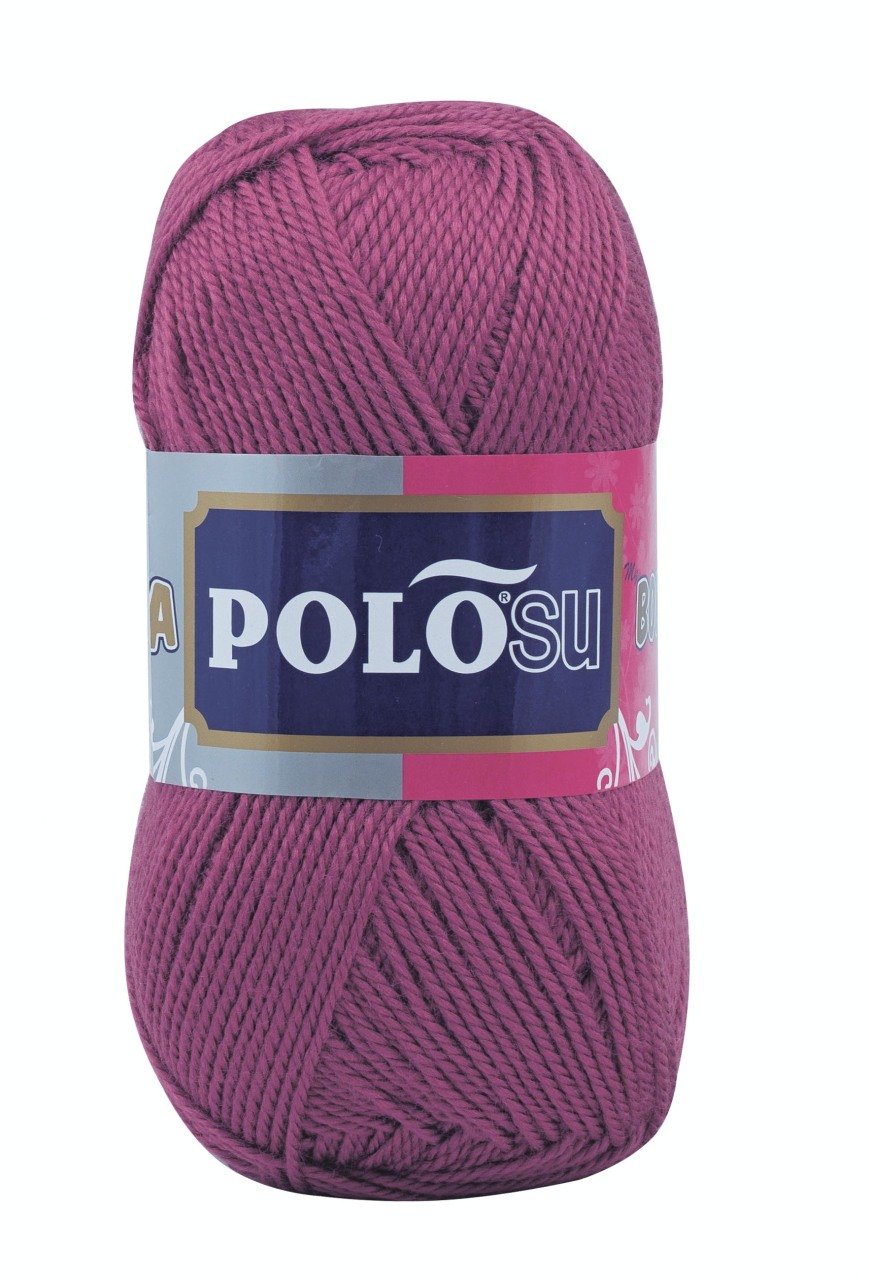 Lüks Patiklik Örgü İpliği 355 - Açık Mürdüm