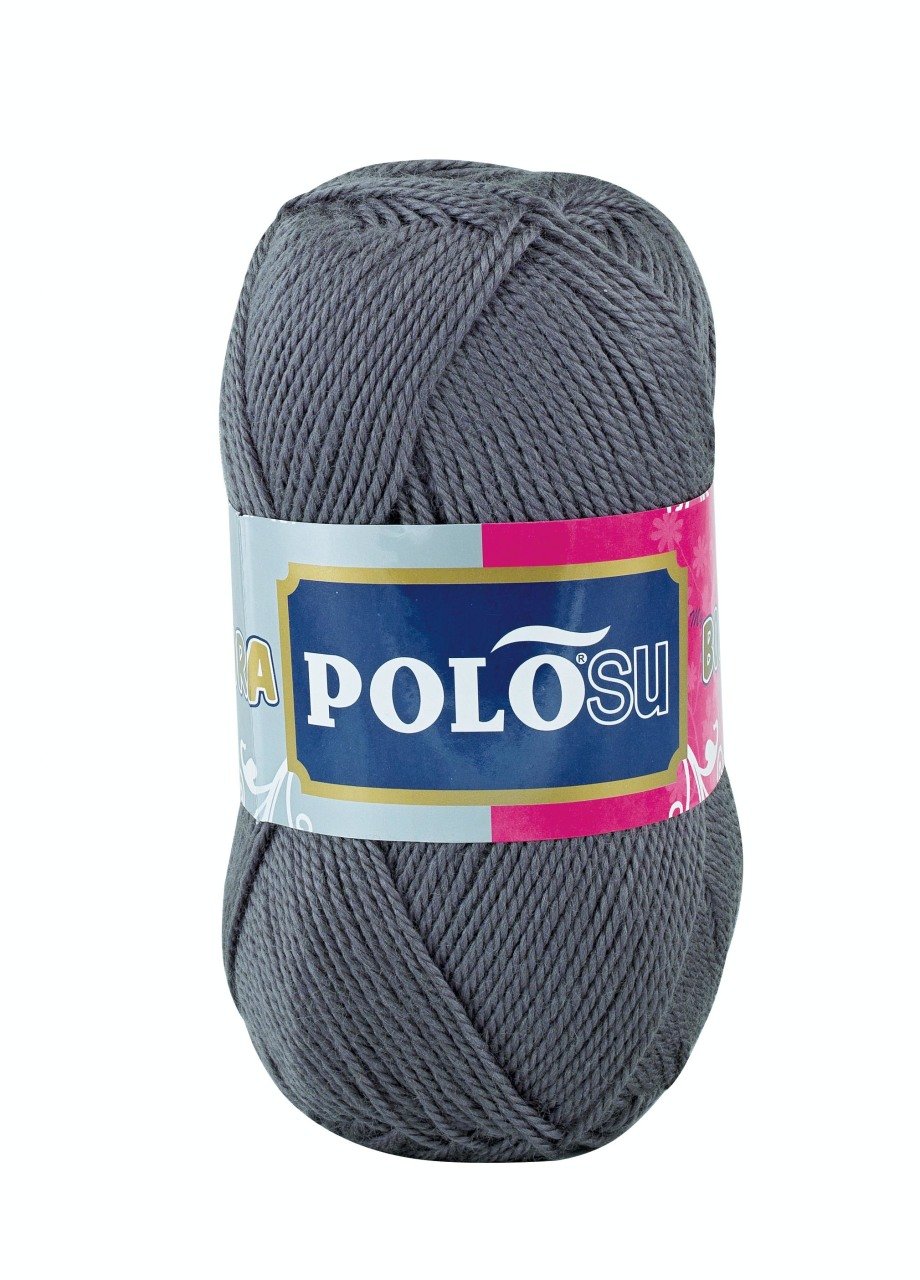 Lüks Patiklik Örgü İpliği 372 - Koyu Gri