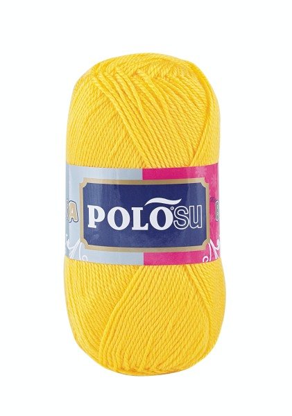 Lüks Patiklik Örgü İpliği 384 - Koyu Sarı