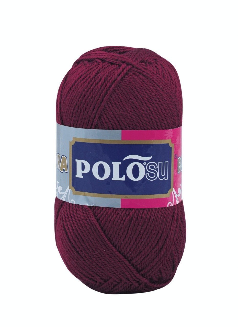 Lüks Patiklik Örgü İpliği 399 - Bordo