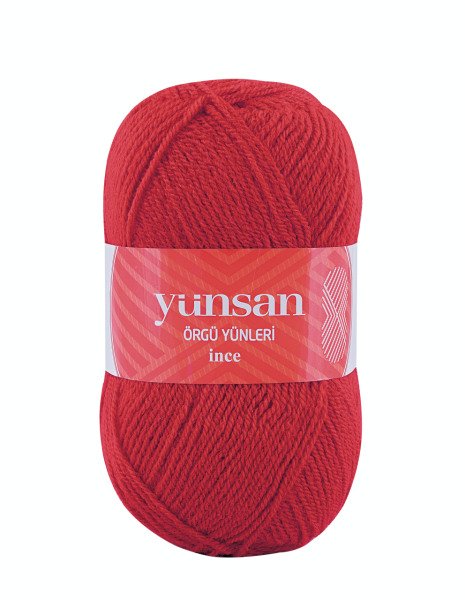 Yünsan Örgü Yünleri İnce 508 - Kırmızı