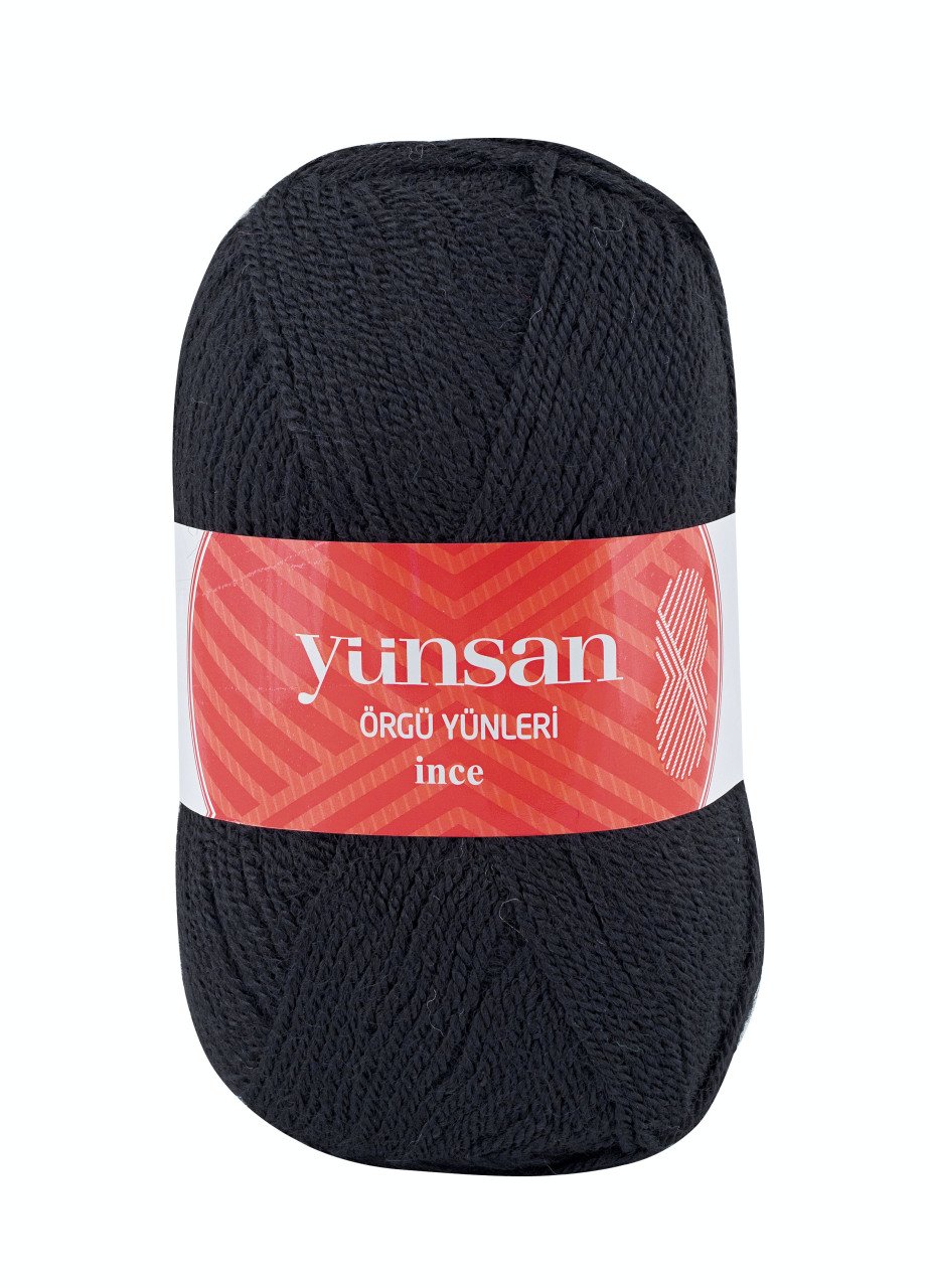 Yünsan Örgü Yünleri İnce 518 - Siyah