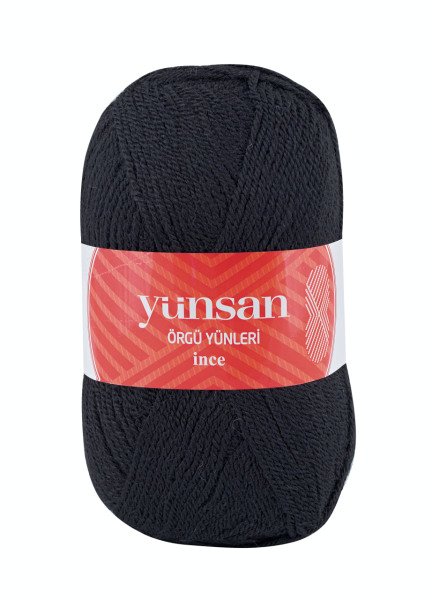 Yünsan Örgü Yünleri İnce 518 - Siyah