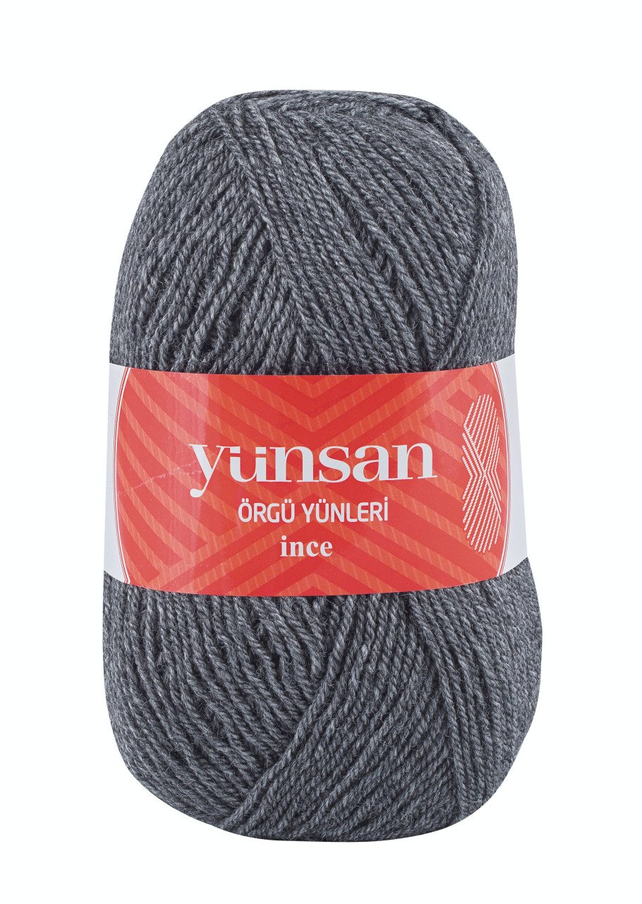 Yünsan Örgü Yünleri İnce 521 - Koyu Gri