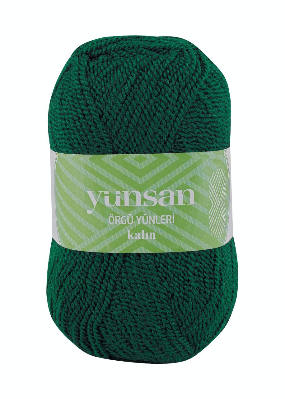 Yünsan Örgü İpliği Kalın 510 - Koyu Yeşil