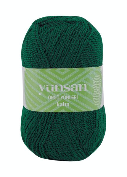 Yünsan Örgü İpliği Kalın 510 - Koyu Yeşil