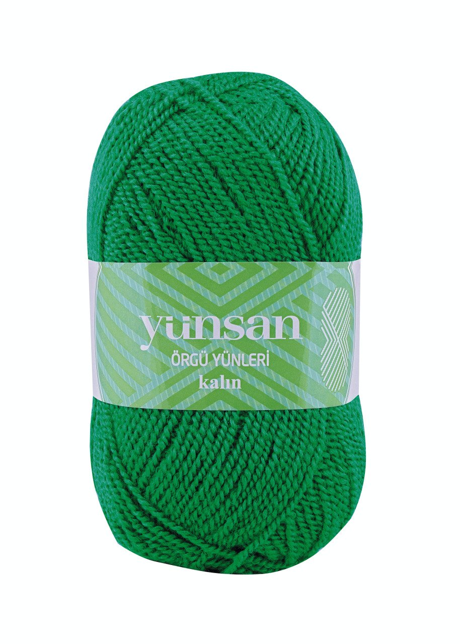 Yünsan Örgü İpliği Kalın 515 - Yeşil