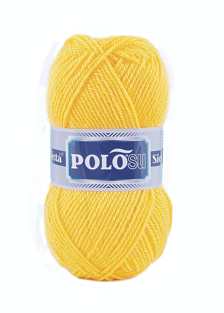 Siesta Soft Örgü İpliği 204 - Koyu Sarı