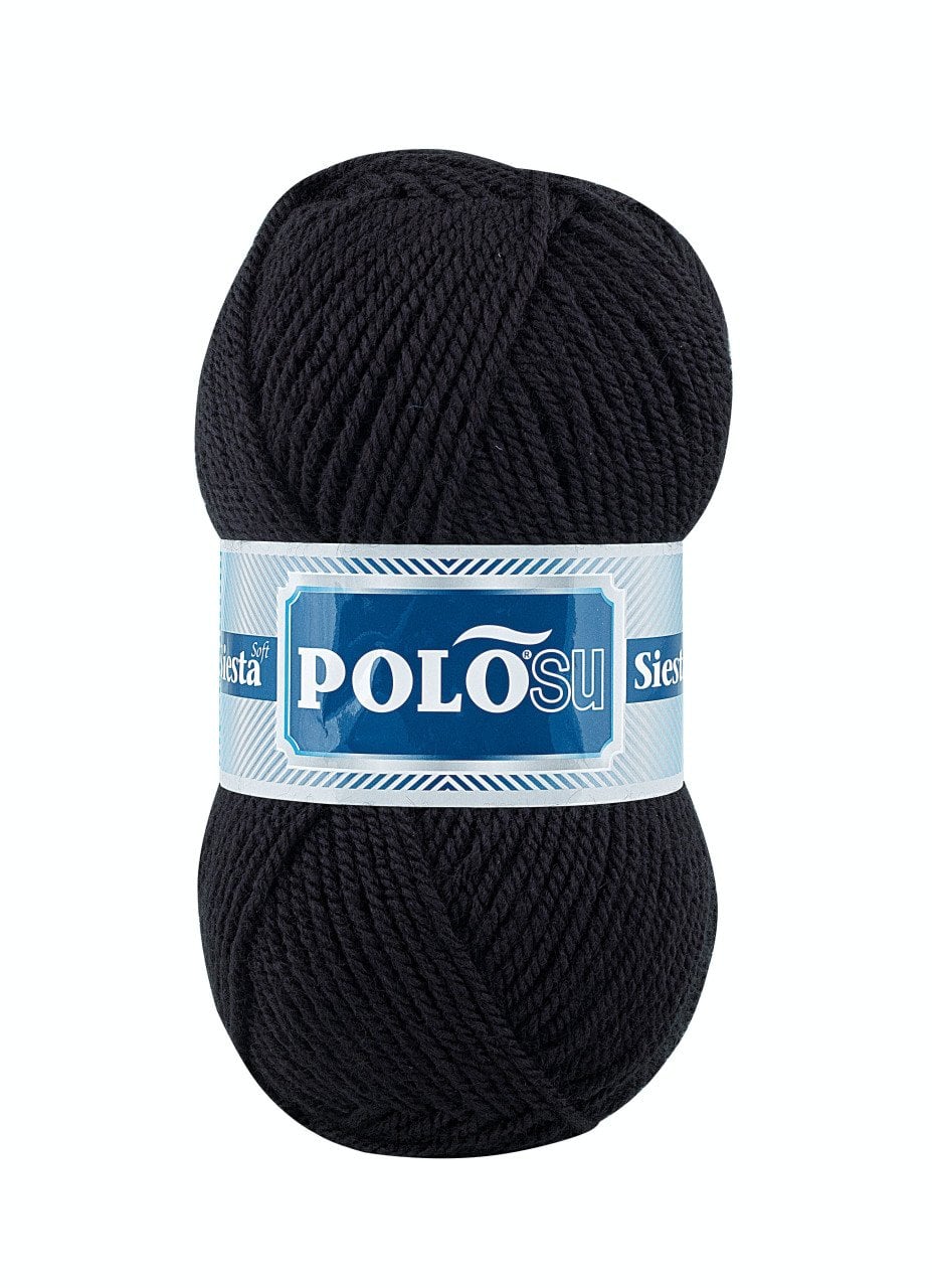 Siesta Soft Örgü İpliği 235 - Siyah
