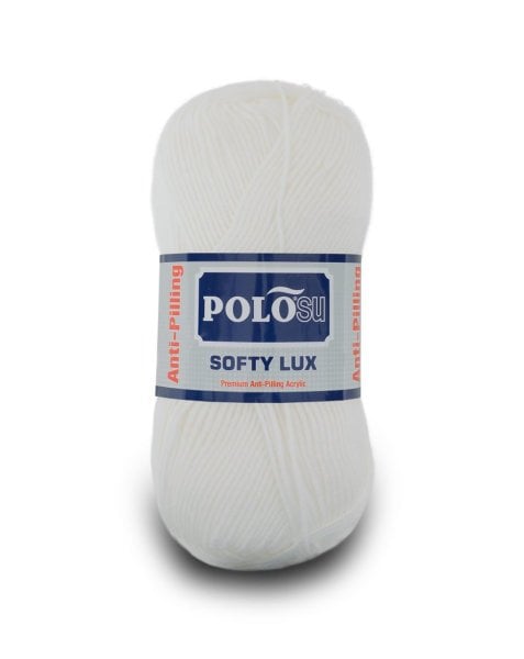 Polosu Softy Lux - Anti-Pilling Örgü İpi 401 - Beyaz