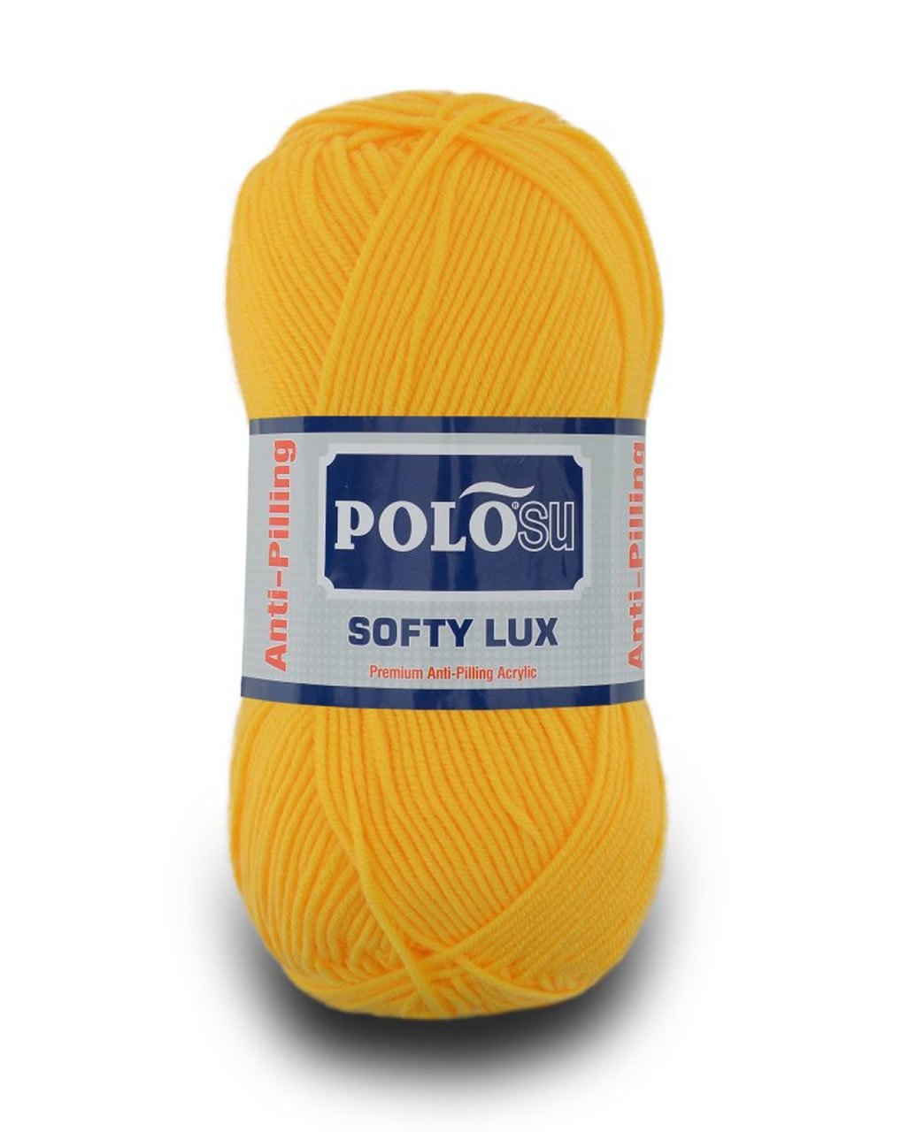 Polosu Softy Lux - Anti-Pilling Örgü İpi 404 - Koyu Sarı