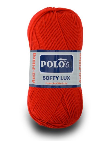 Polosu Softy Lux - Anti-Pilling Örgü İpi 405 - Kırmızı