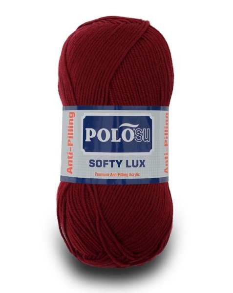 Polosu Softy Lux - Anti-Pilling Örgü İpi 407 - Bordo