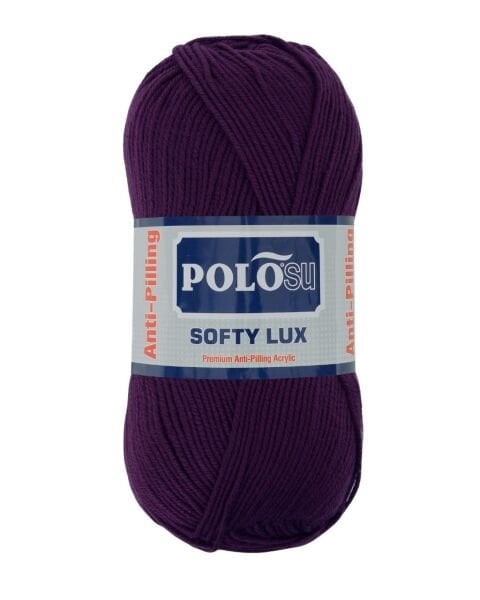 Polosu Softy Lux - Anti-Pilling Örgü İpi 429 - Koyu Mor