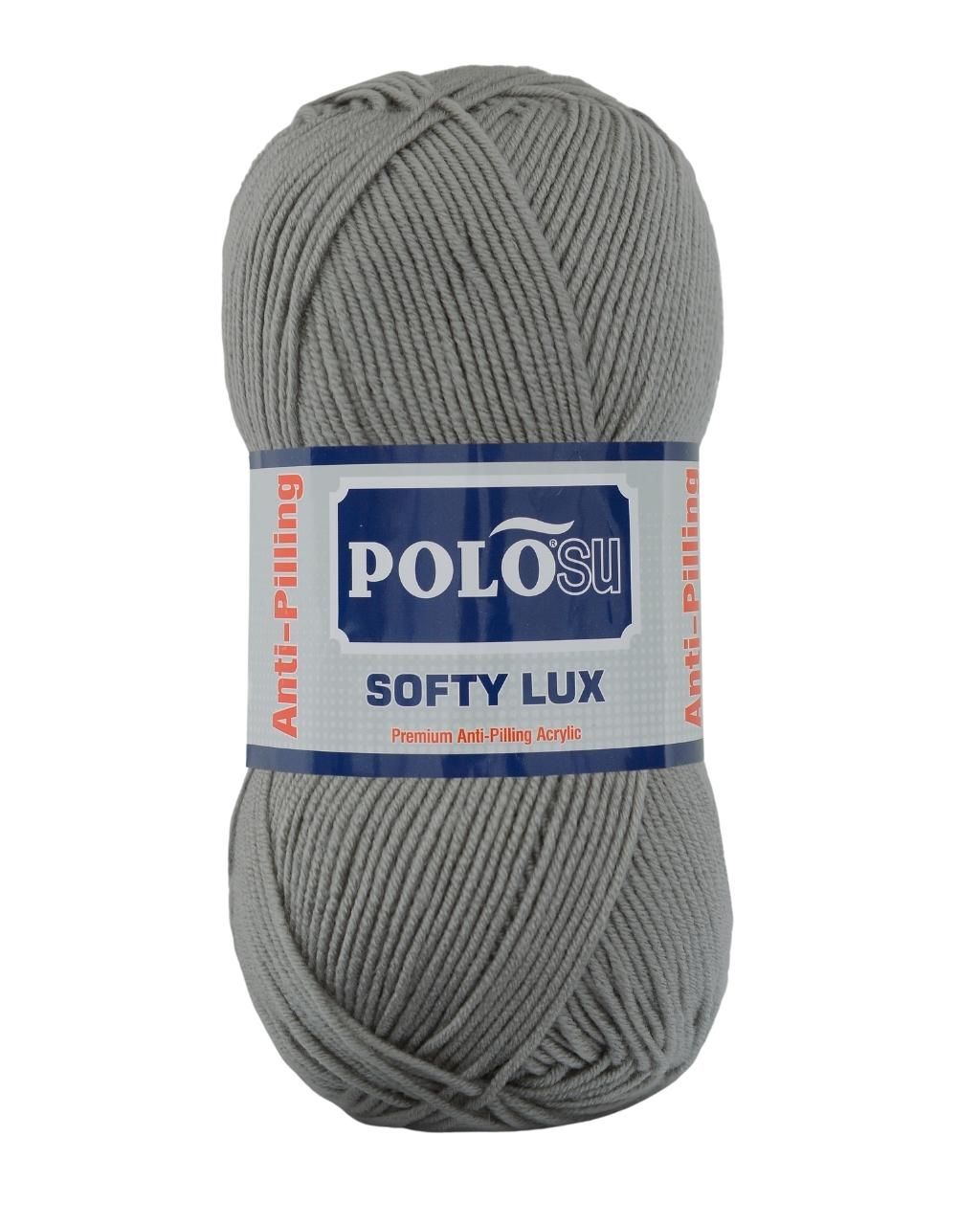 Polosu Softy Lux - Anti-Pilling Örgü İpi 433 - Açık Gri