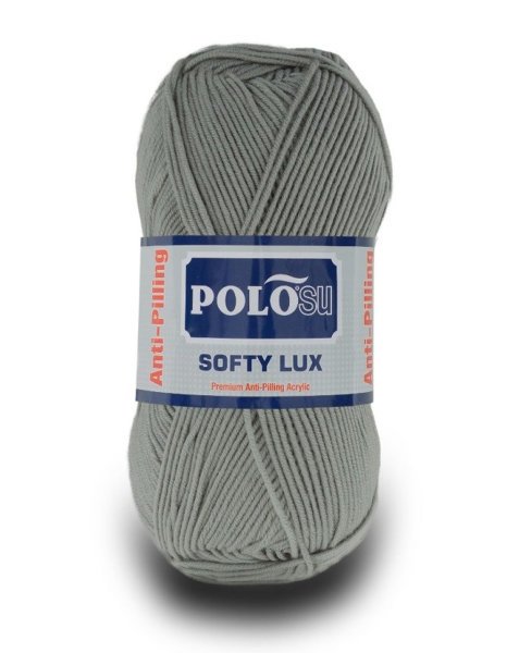 Polosu Softy Lux - Anti-Pilling Örgü İpi 434 - Koyu Gri