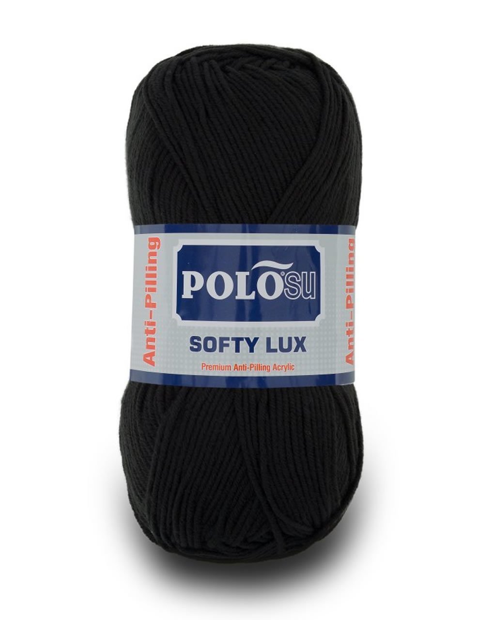 Polosu Softy Lux - Anti-Pilling Örgü İpi 435 - Siyah