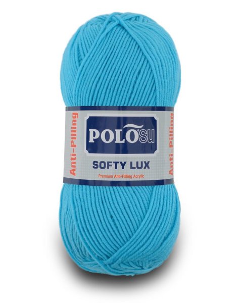 Polosu Softy Lux - Anti-Pilling Örgü İpi 447 - Açık Cam Mavi