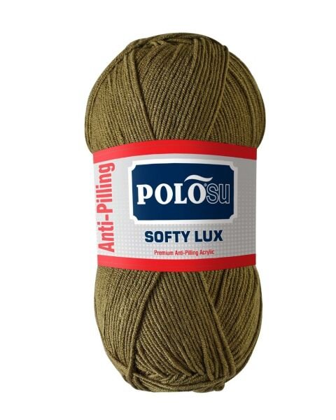 Polosu Softy Lux - Anti-Pilling Örgü İpi 451 - Haki Yeşil