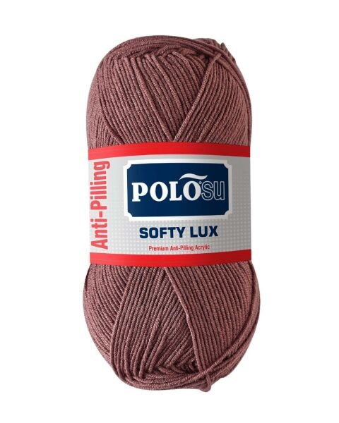 Polosu Softy Lux - Anti-Pilling Örgü İpi 455 - Kahverengi