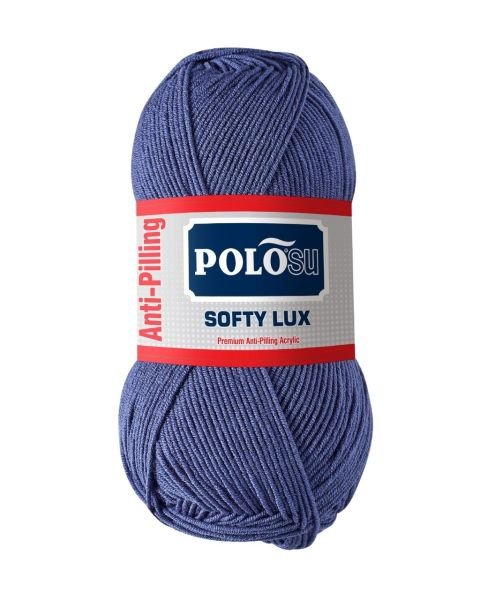 Polosu Softy Lux - Anti-Pilling Örgü İpi 460 - Koyu Havacı