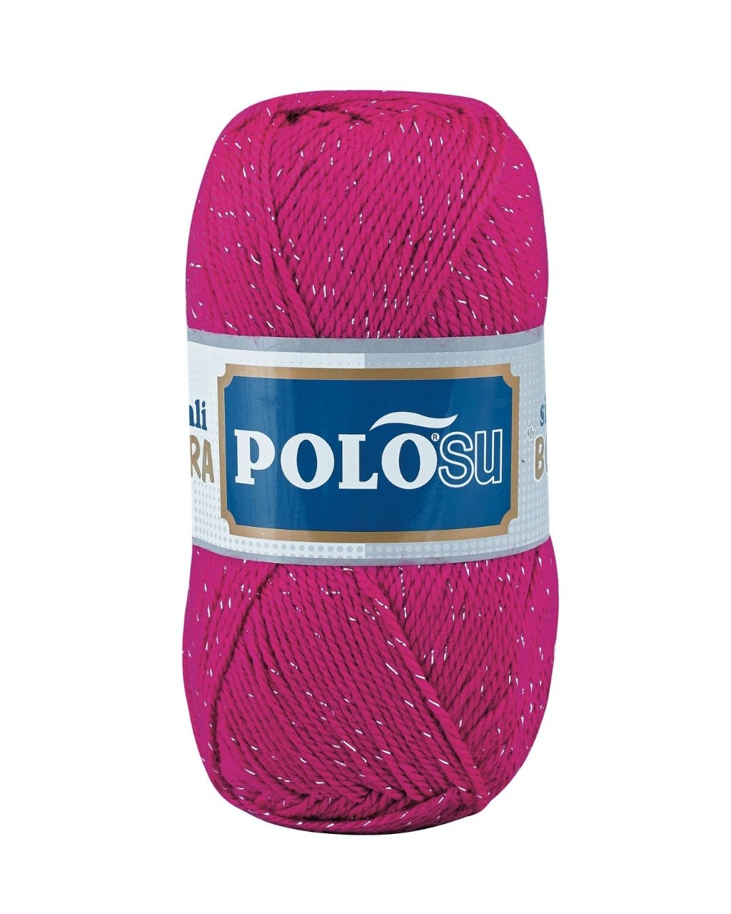 Polosu Simli Lüks Patiklik İplik 369 - Açık Fuşya